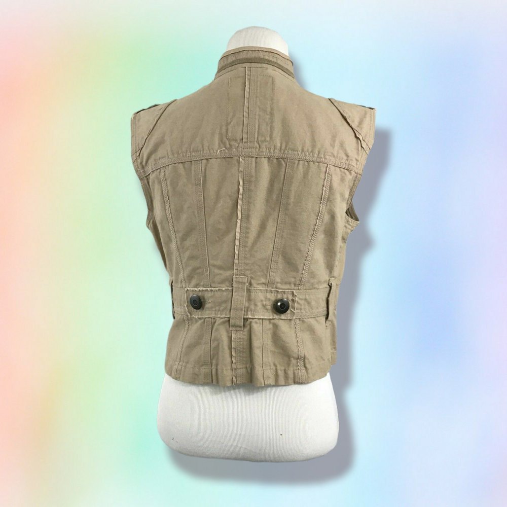 Wilsom leather Jacket Sleeveless‎ Vest Woman Size Small - Picture 2 of 4